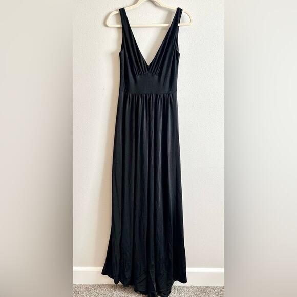 New La Femme Plunge Neck A-Line Gown Size 8 - Picture 5 of 10